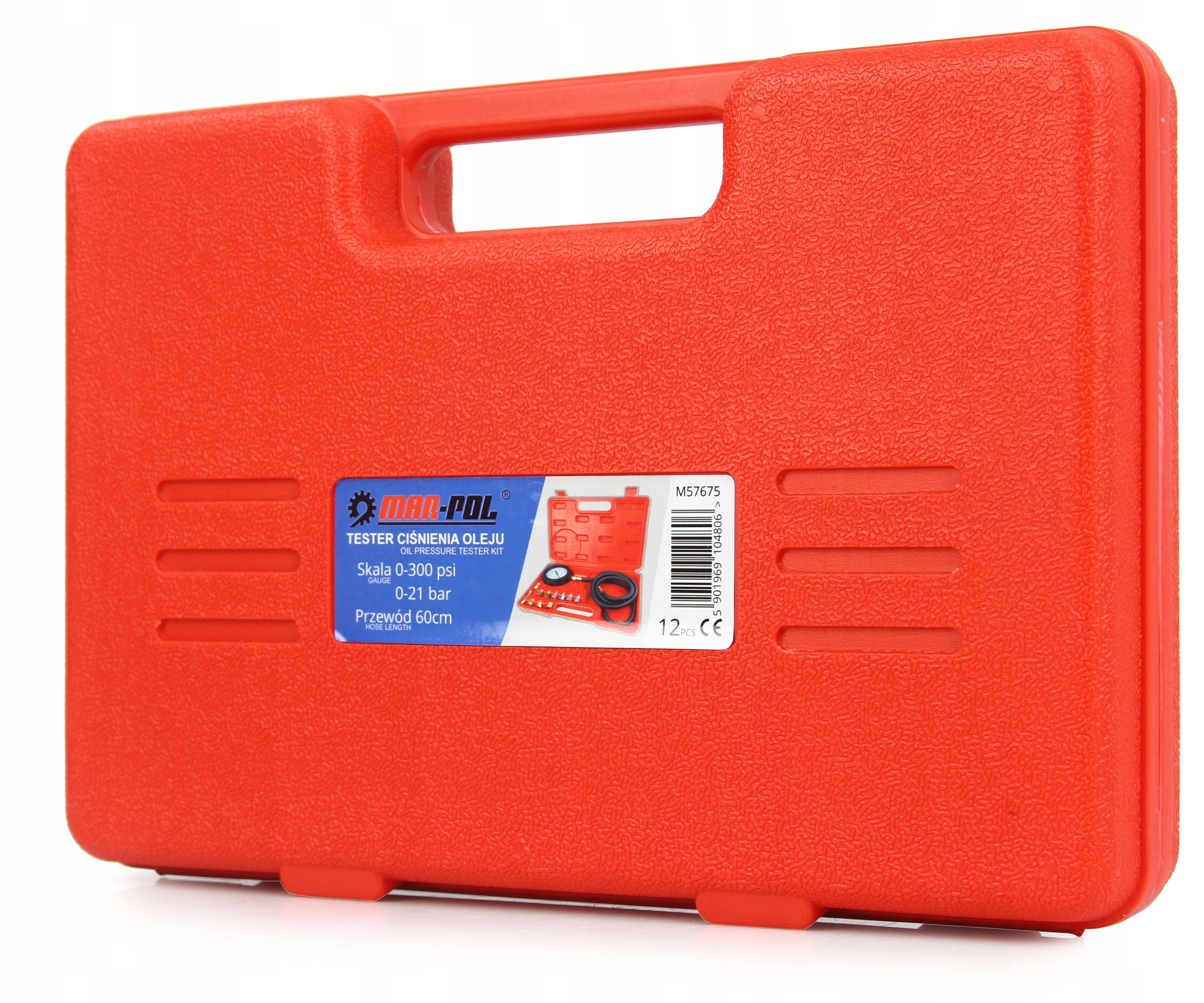 TESTER CIŚNIENIA OLEJU 12 ELEMENTÓW Marka Mar-Pol