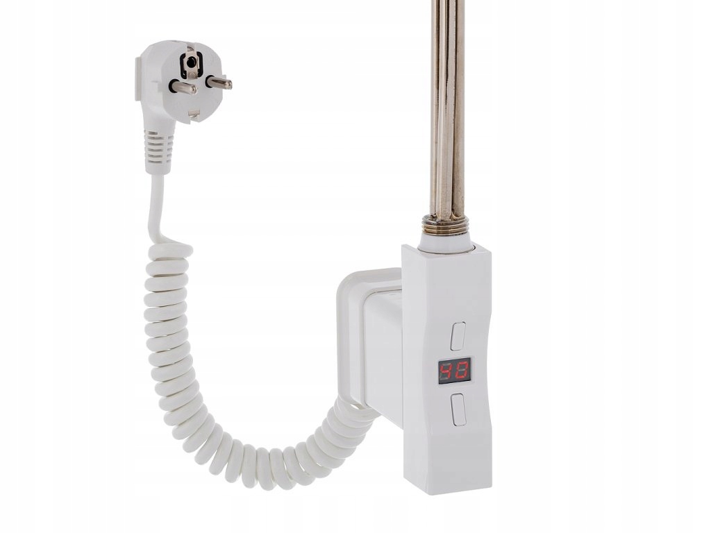 Grzałka H+ 600W biała z pilotem grzejnik elektryczny