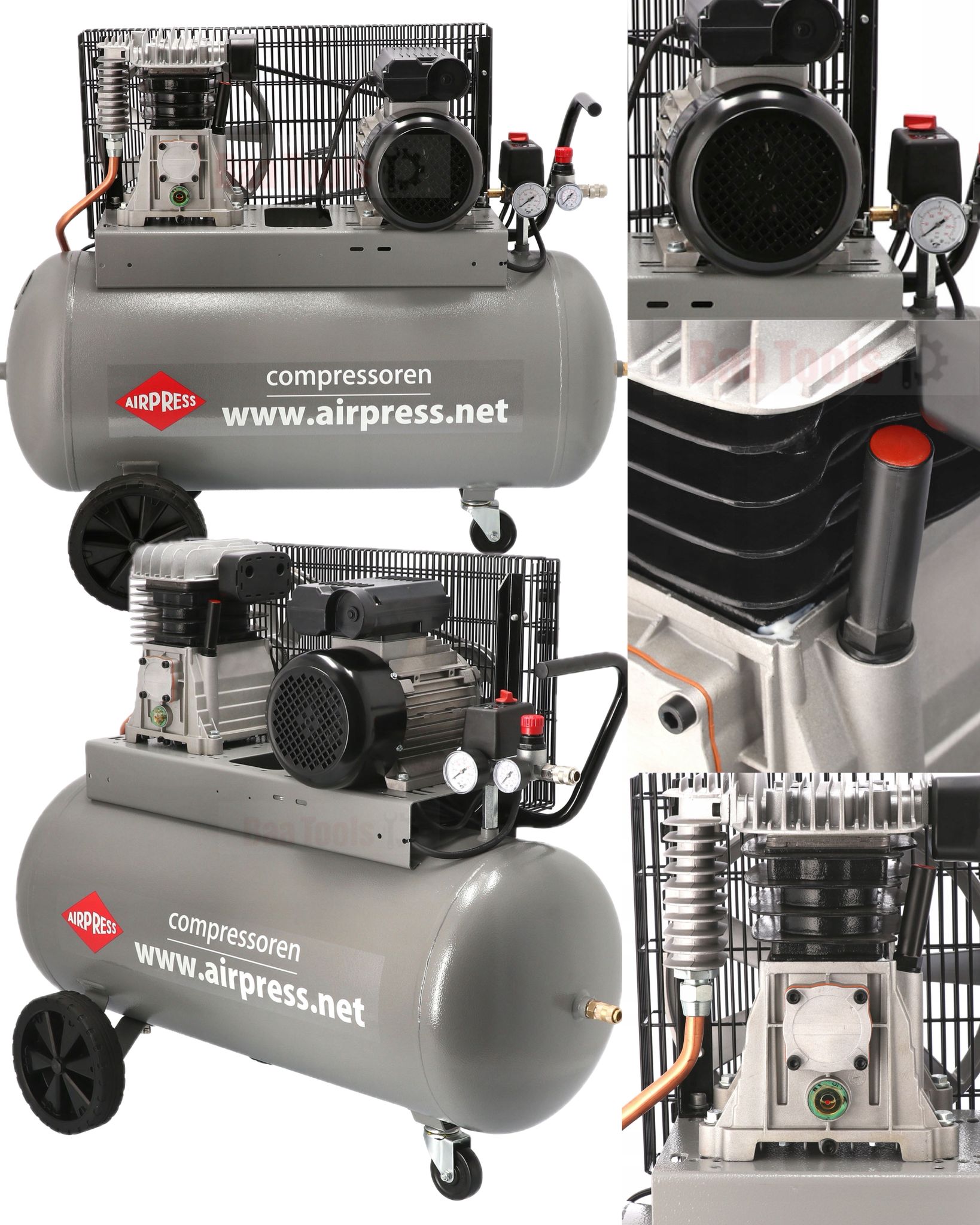 Piestový Kompresor Airpress Hl 375-100 B2800B/90 90 L 330 l/min 10 Bar 230V