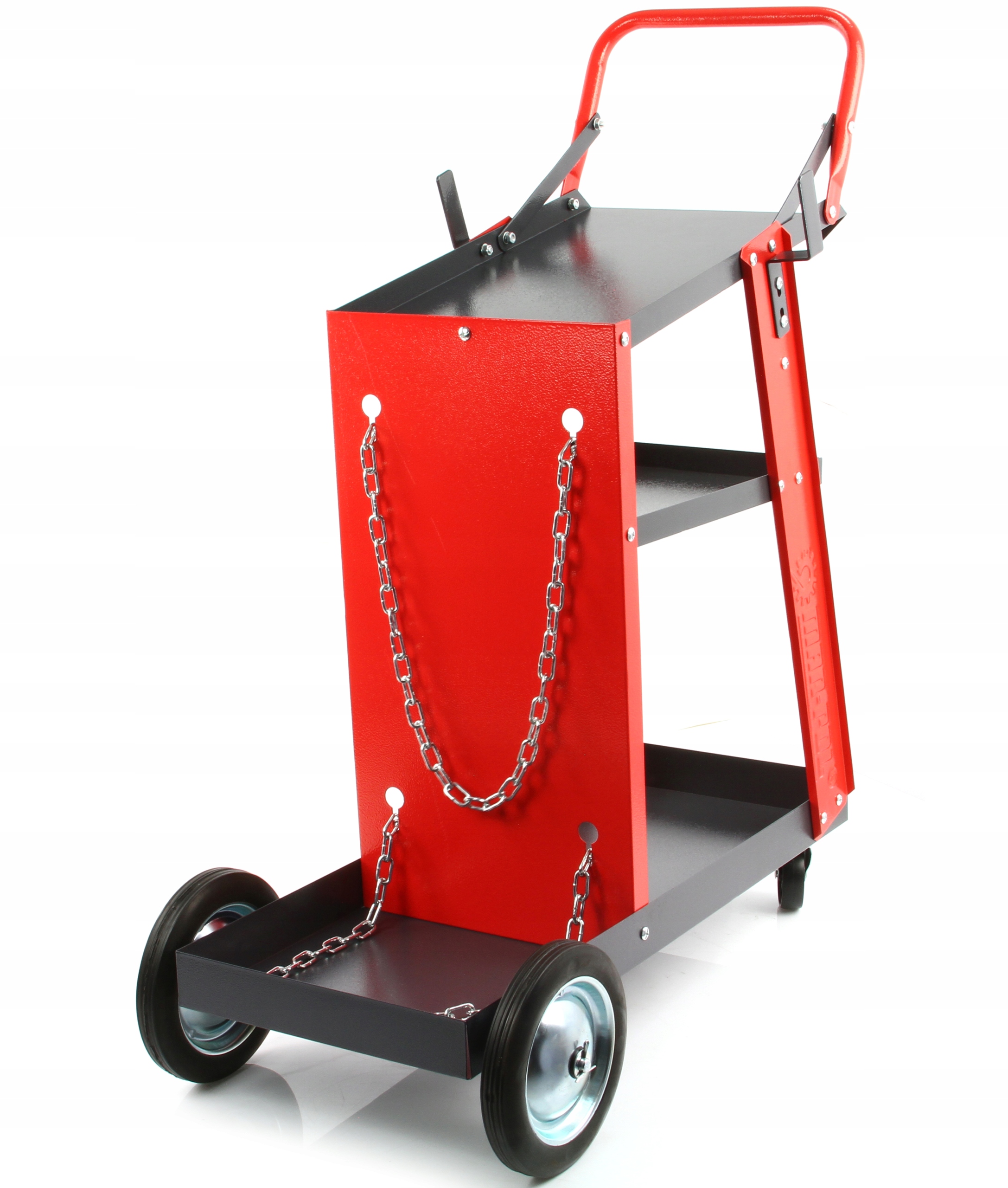 WÓZEK SPAWALNICZY DO SPAWAREK z półką na butle METALOWE KÓŁKA POD MIGOMAT Głębokość 70 cm