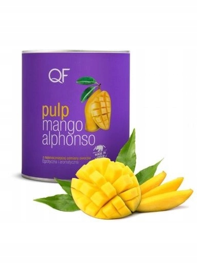 3x Kvalitní Mango Pyré Alphonso 99,9% mango 850 g