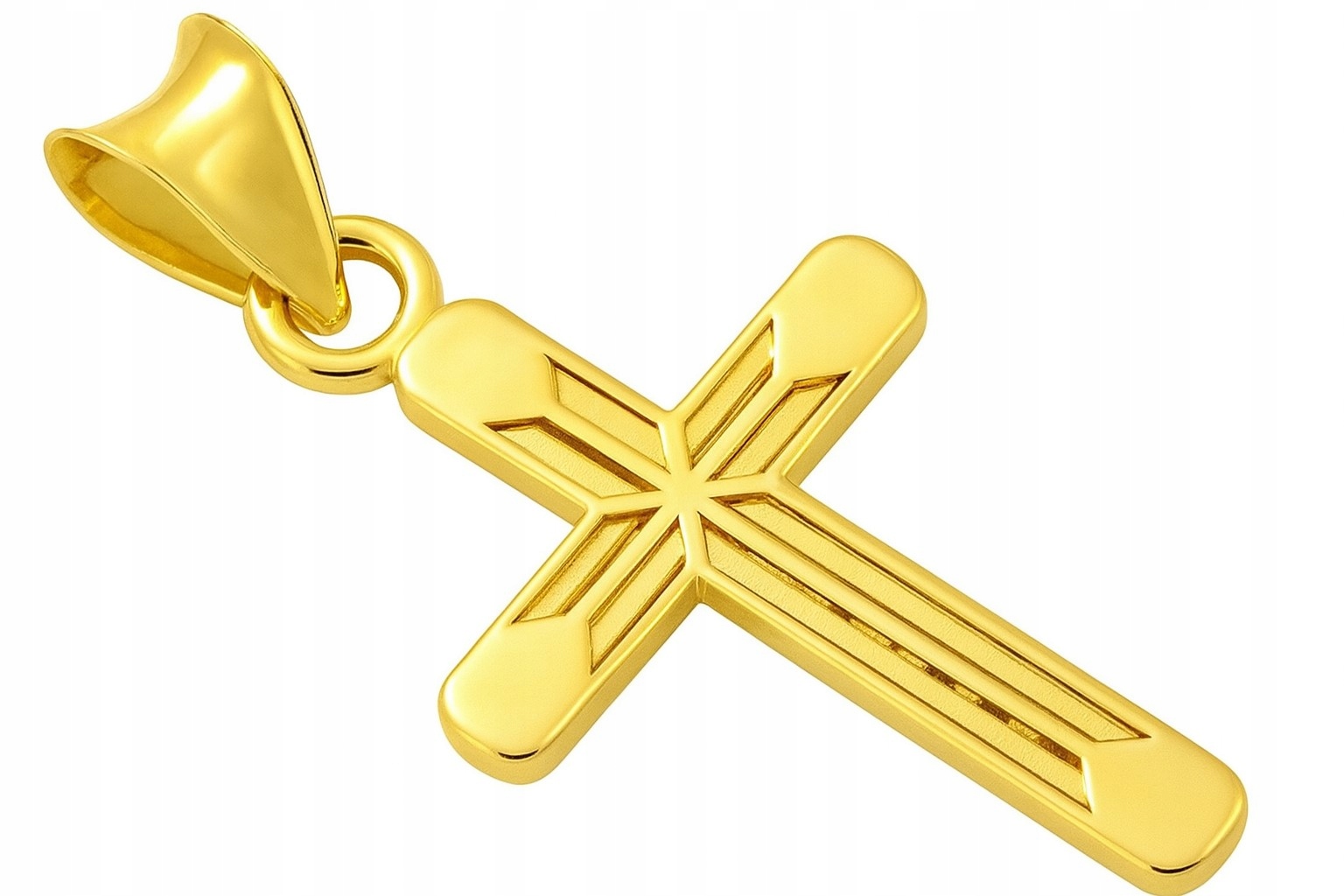 Zlatý přívěsek Au 585 Křížek ZA8185