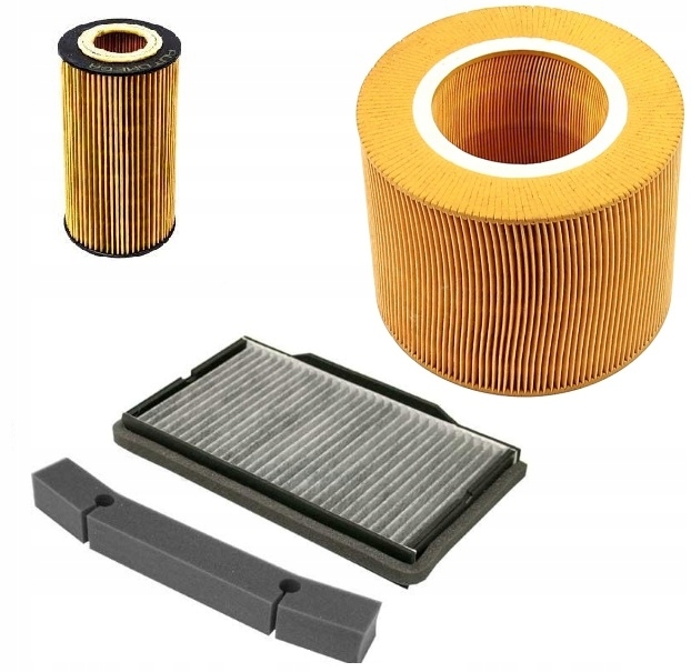 Fitlr Uhlíková Vzduchová Olejová Kabina Saab 9-5 2.2TID 2003 Švédská +houbičky