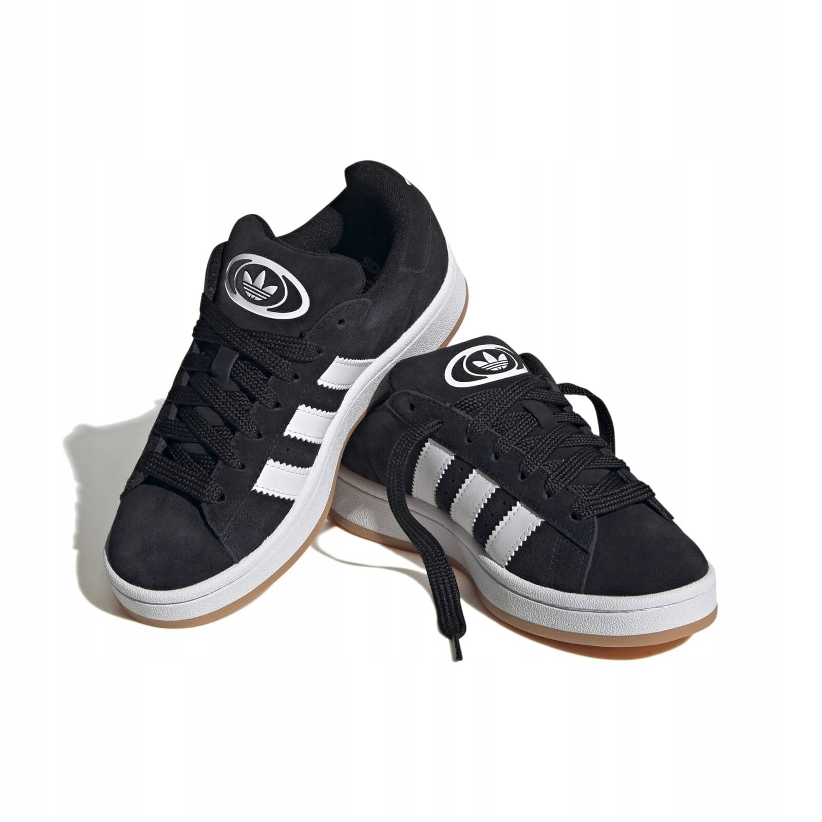 Sportovní pro mládež boty adidas Campus 00s J HQ6638 kožené černé 36 2/3