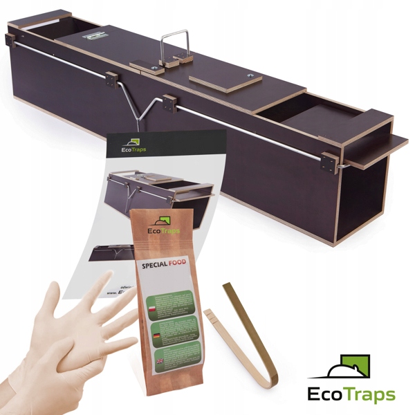 Najskuteczniejsza Pułapka Klatka Żywołapka 100cm na Kuny Szczury Łasice