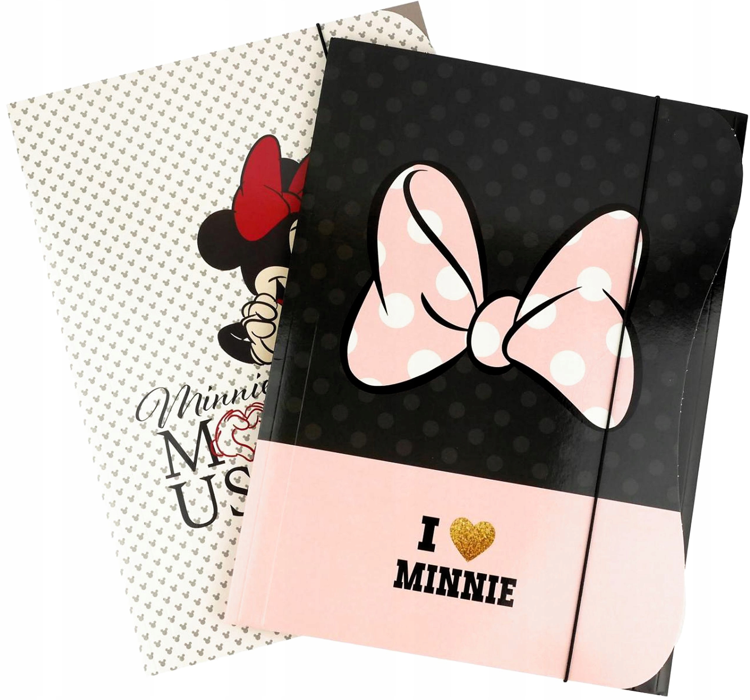 2 X TECZKA Z GUMKĄ BENIAMIN FORMAT A4 MINNIE