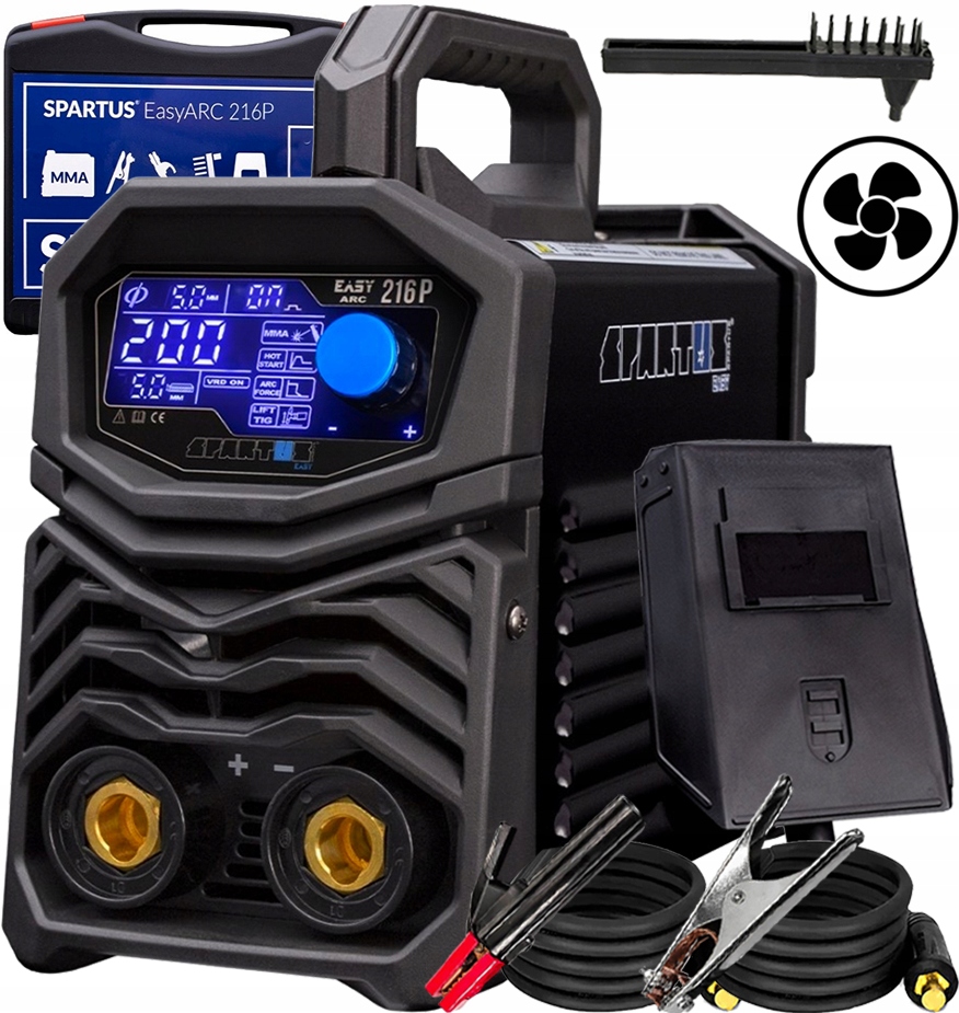 Elektrodová Invertorová Svářečka Spartus Easyarc 216P Puls 230V Mma 200A