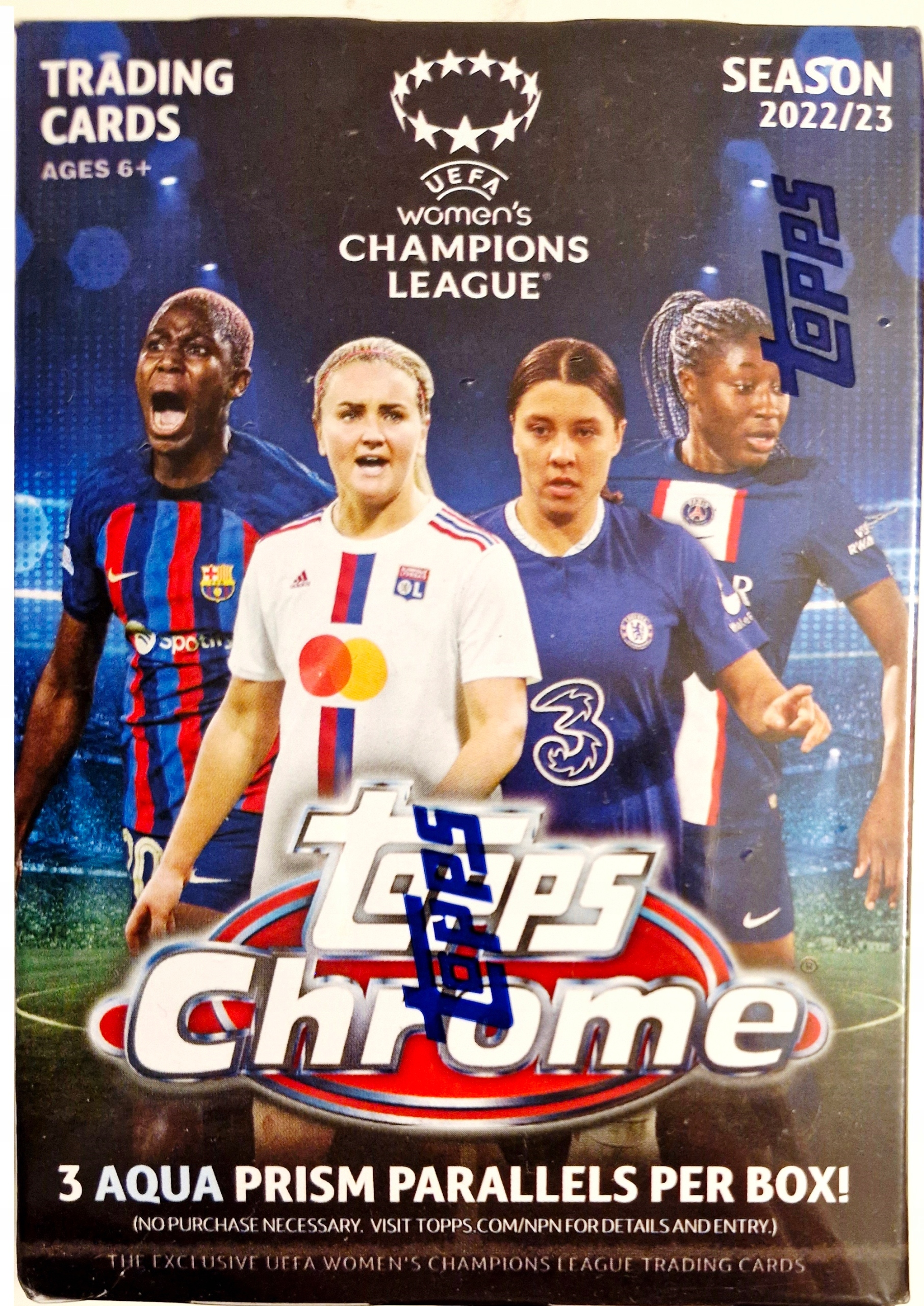 Karty Piłkarskie Topps Chrome Uefa Women's Champions League 2022/23 Folia