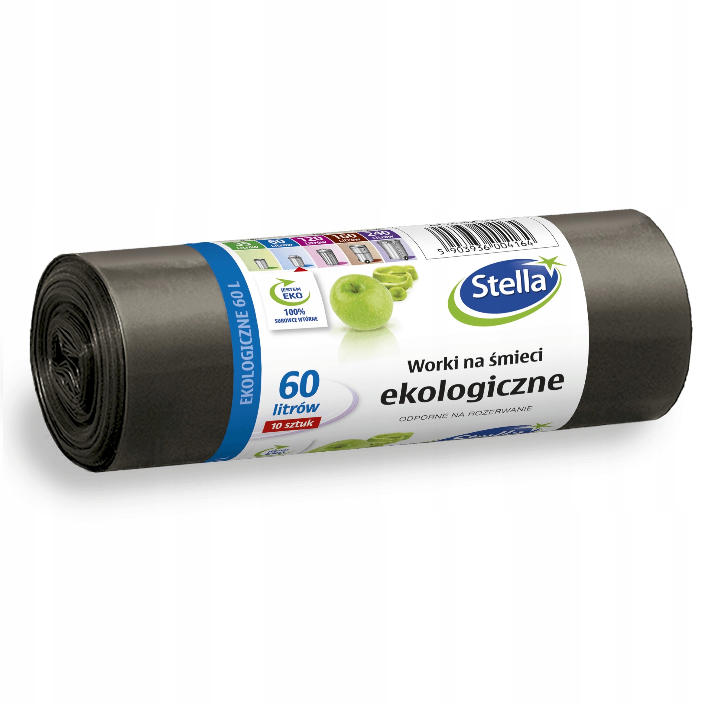 

Ekologiczne worki na śmieci ekologiczne Stella 60l
