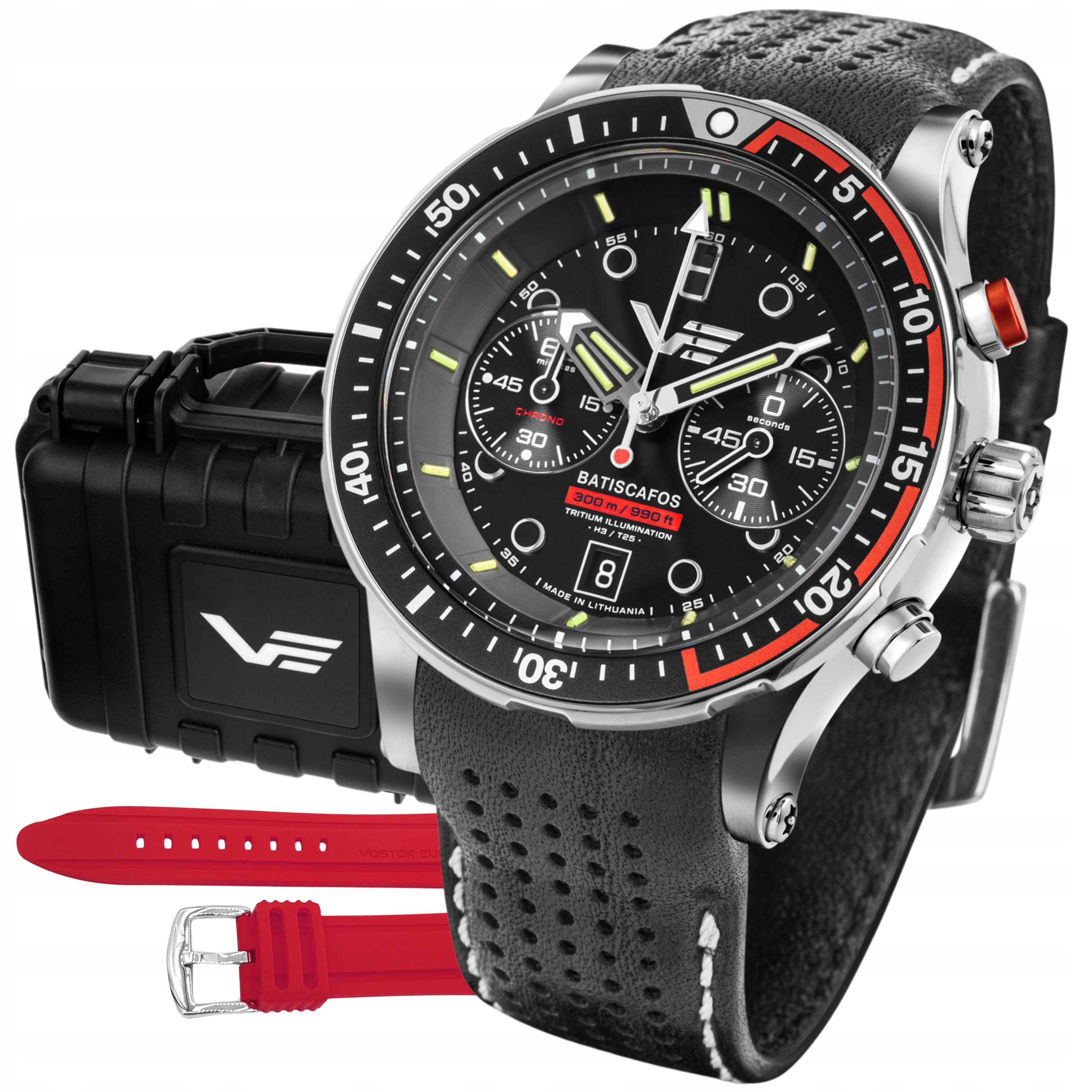 Nové originální hodinky Vostok Europe 6S21-511A771 Batiscafos řemínek, krabička