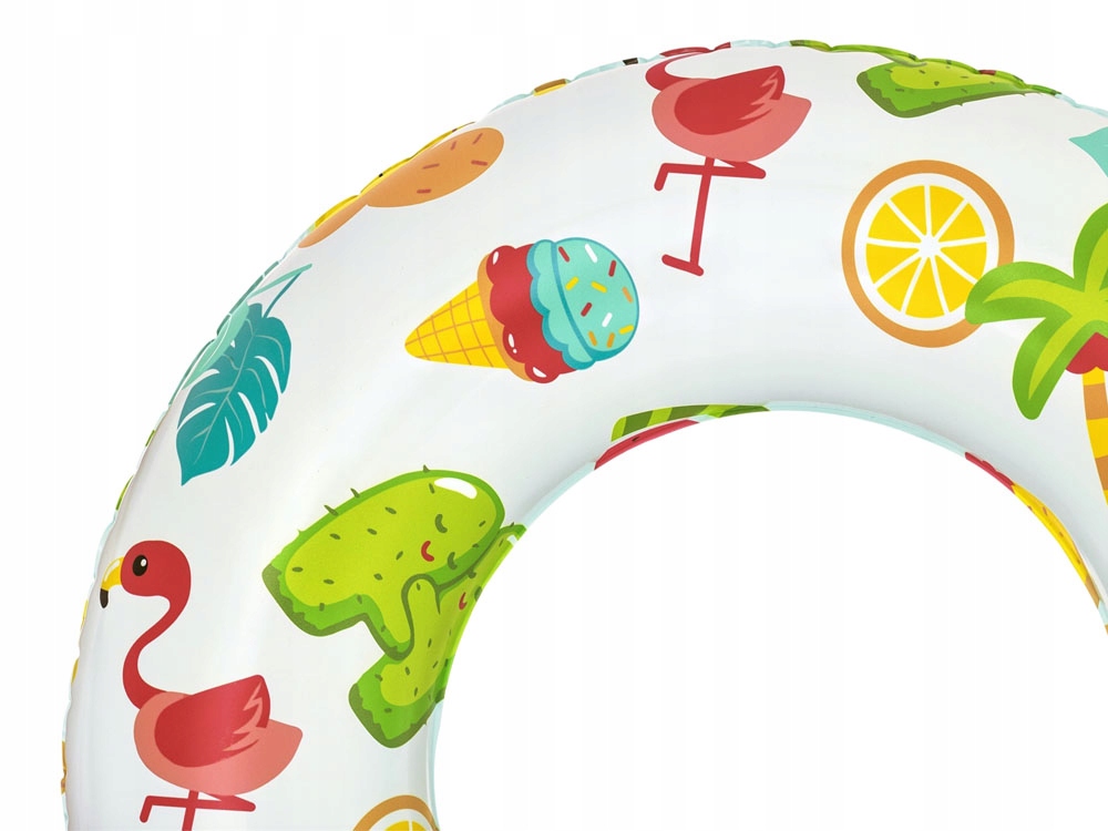 Kółko do pływania dmuchane 61cm koło pompowane Model FLAMINGI