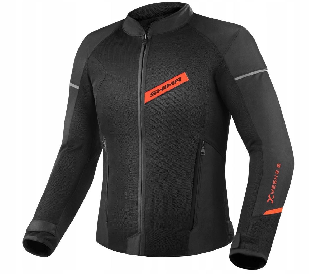 Motocyklová Bunda Shima X-mesh 2.0 Pánska Červená Letná Červená Čierna