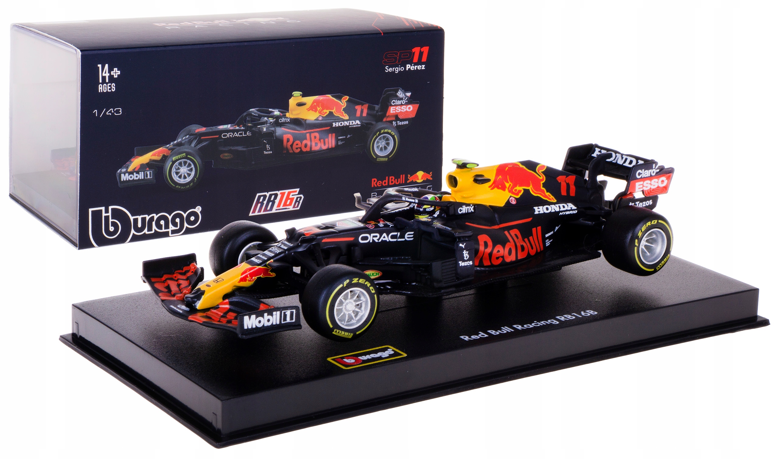 

Red Bull F1 Racing RB16B Bburago 1:43 Box S.perez