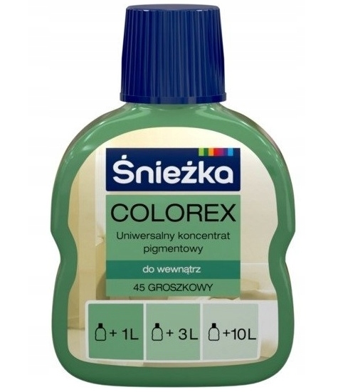 

Colorex Śnieżka Pigment Do Farb 100ml Groszkowy