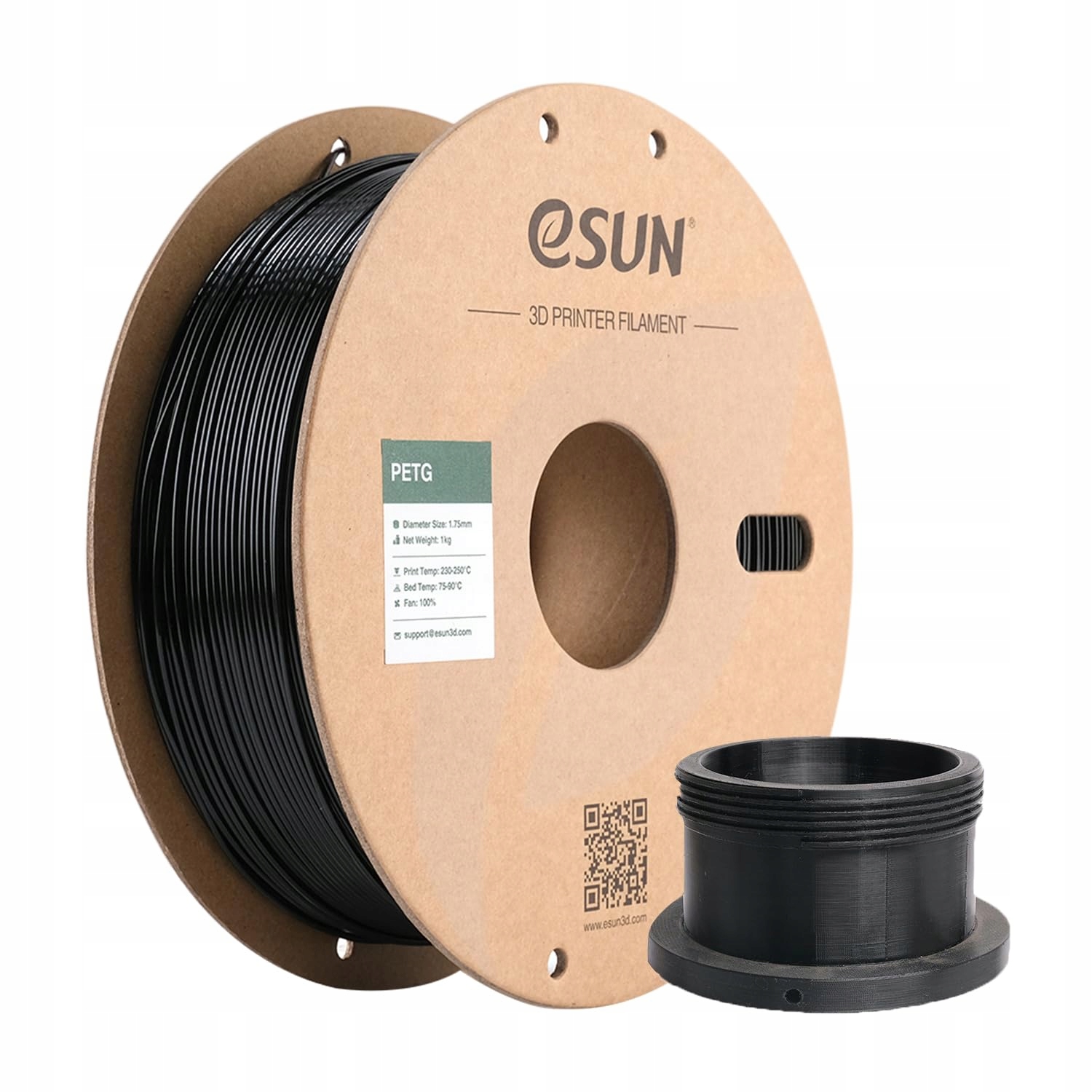 Filament PETG eSUN 1,75 mm 1000 g czarny