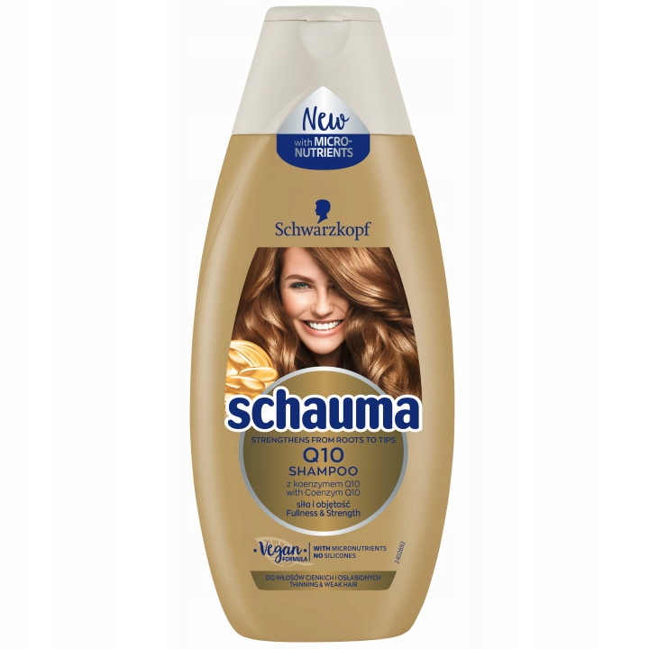 

Schauma Q10 Szampon Odbudowujący koenzym Q10 400ml