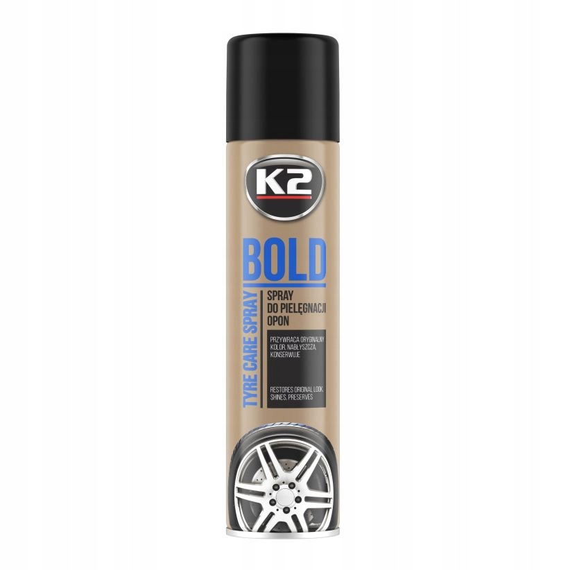 Nabłyszczacz do opon K2 Bold spray konserwujący 600 ml K156