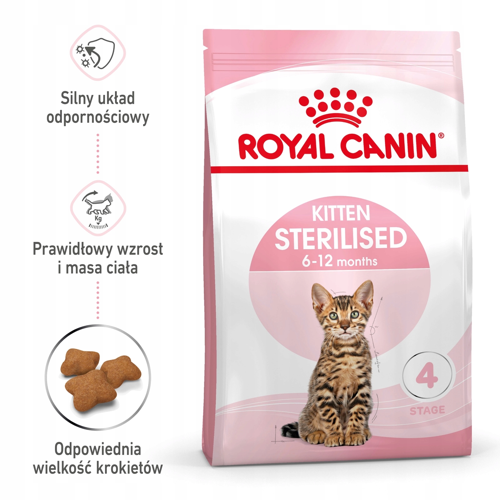 Levně Royal Canin Kitten Sterilised 3,5 kg Krmivo pro kastrovaná koťata