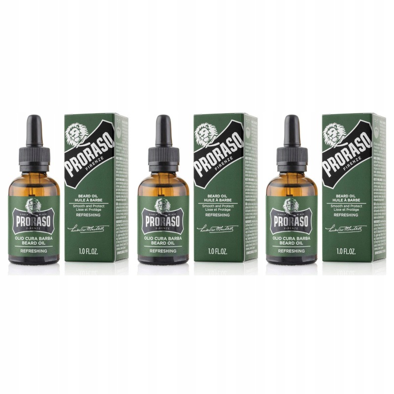 Proraso olejek do brody 3x30ml pielęgnujący