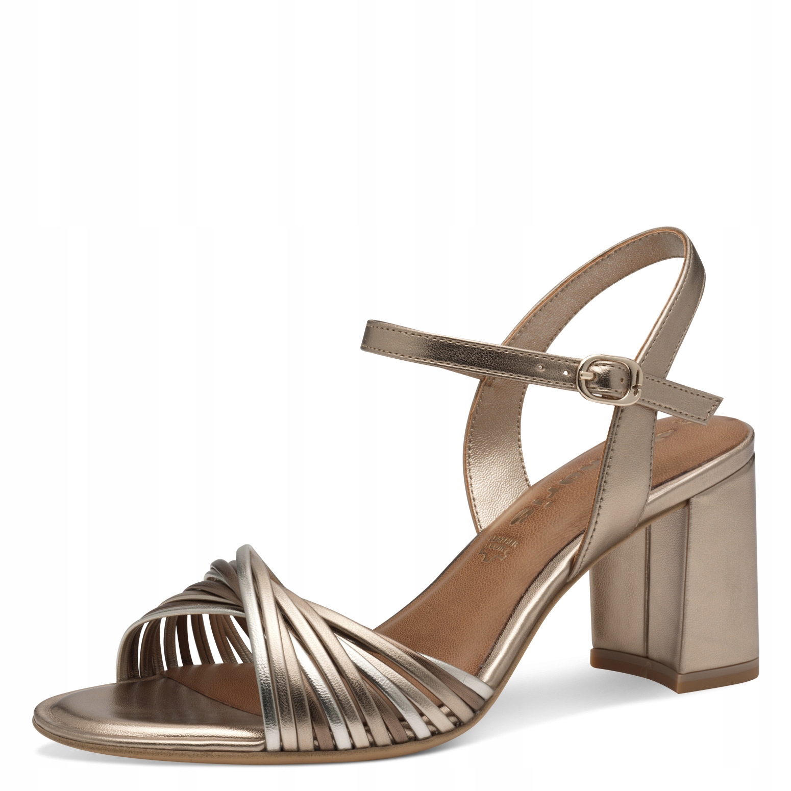 Sandały na obcasie Tamaris 1-28324-42 988 Bronce Comb R. 37