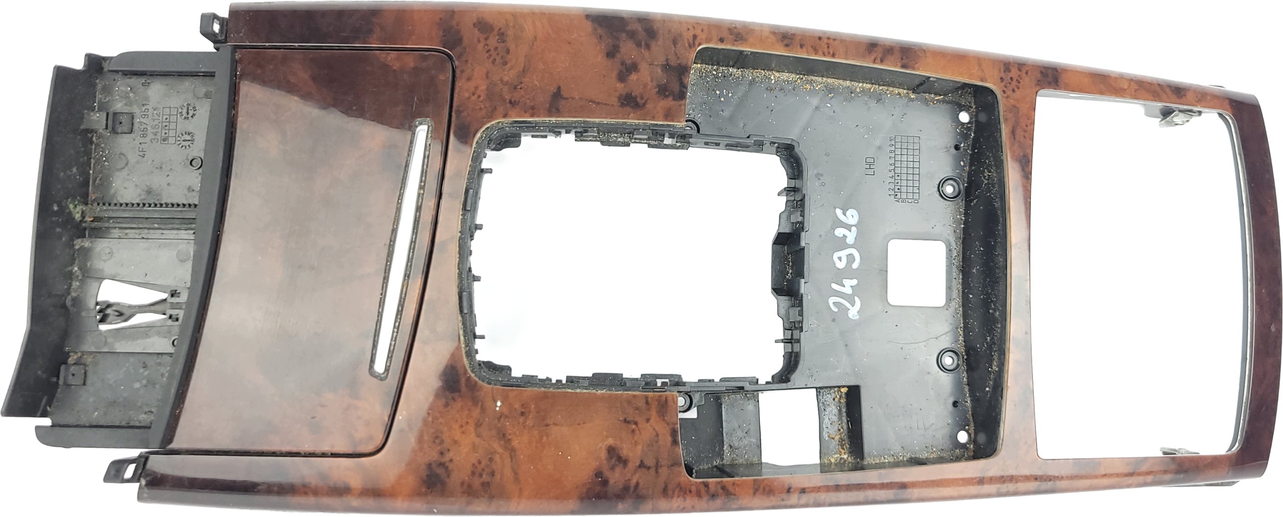 AUDI A6 C6 PANEL MMI mitte TUNEL DEKOR Holz 1WV