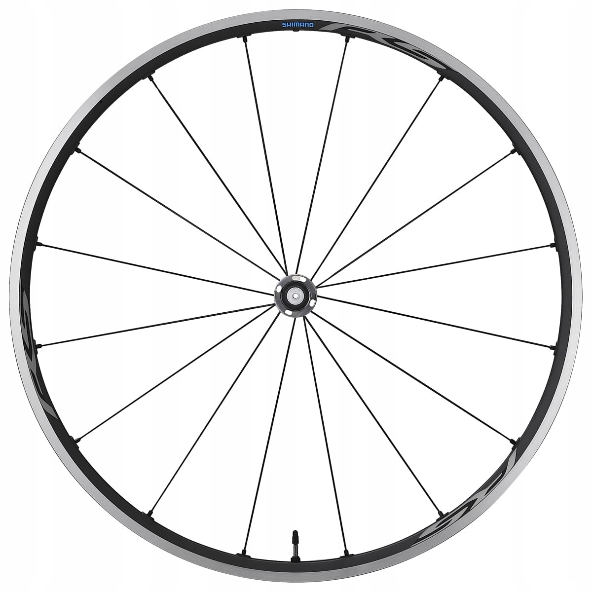Shimano WH-RS500-TL-F Zacisk 16H Przód Szare Szosa