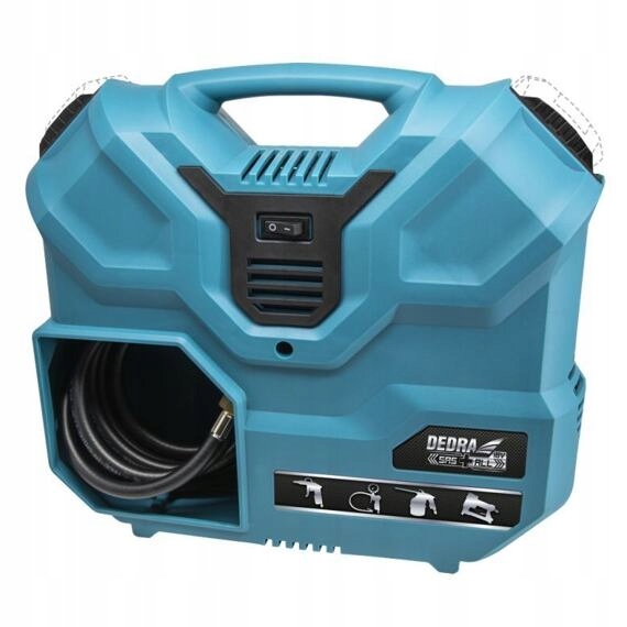 Dedra aku kompresor 2 * 18V, 8bar, bez nádrže, 90l min., bez batérie, DED7076