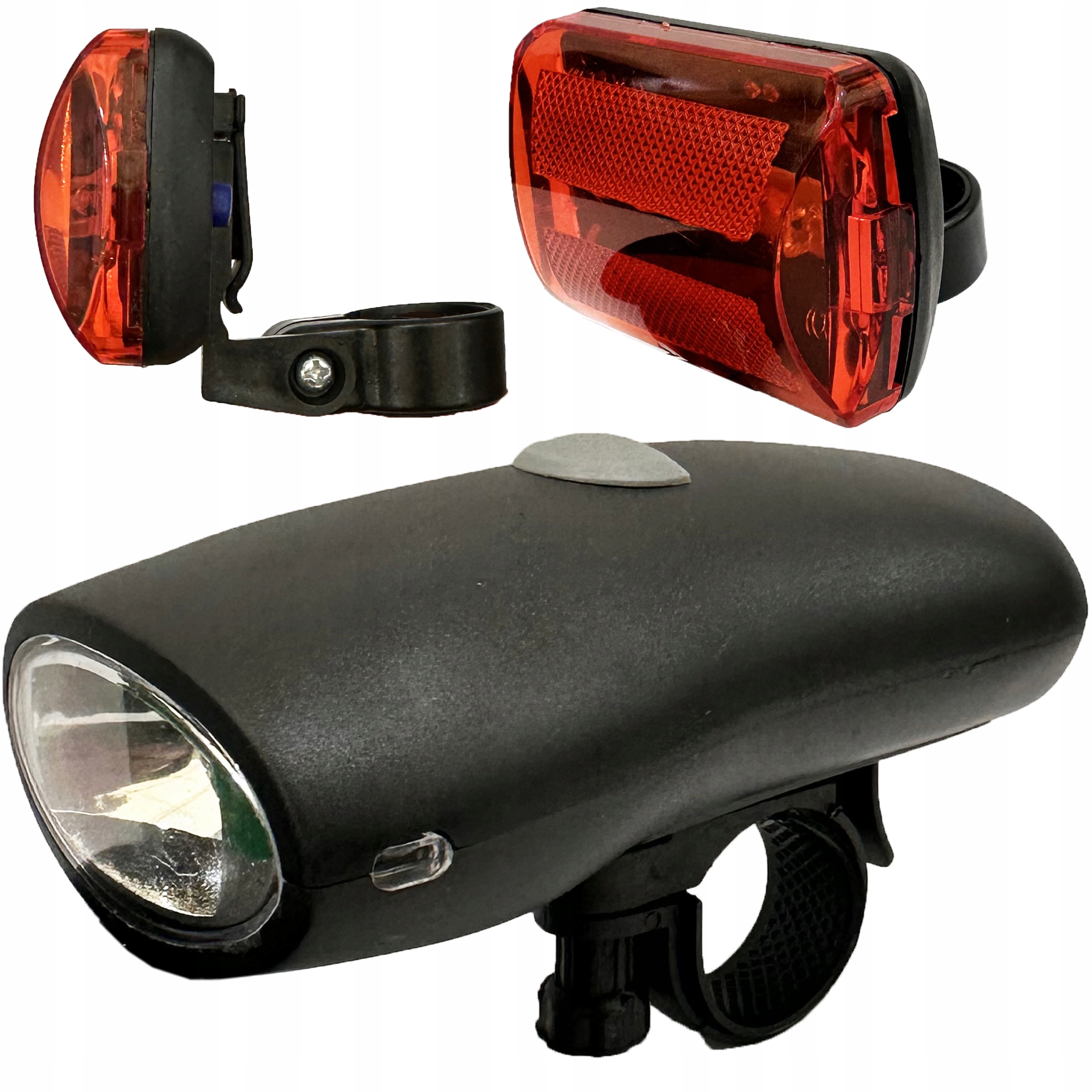 

Lampa lampka rowerowa zestaw przód tył oświetlenie
