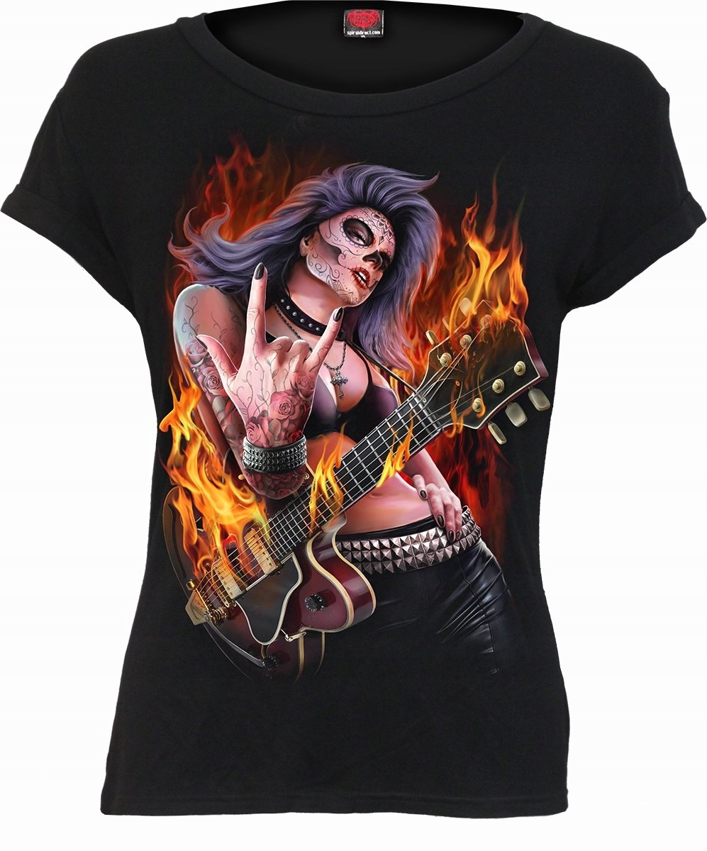 Dámská halenka Rocking The Dead Spiral M