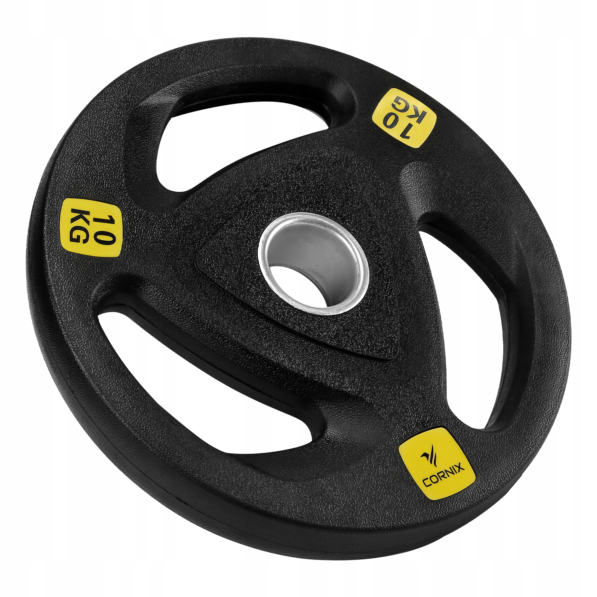 Obciążenie Żeliwne Olimpijskie Cornix 10 Kg Talerz Gumowany 51 MM Uchwyty