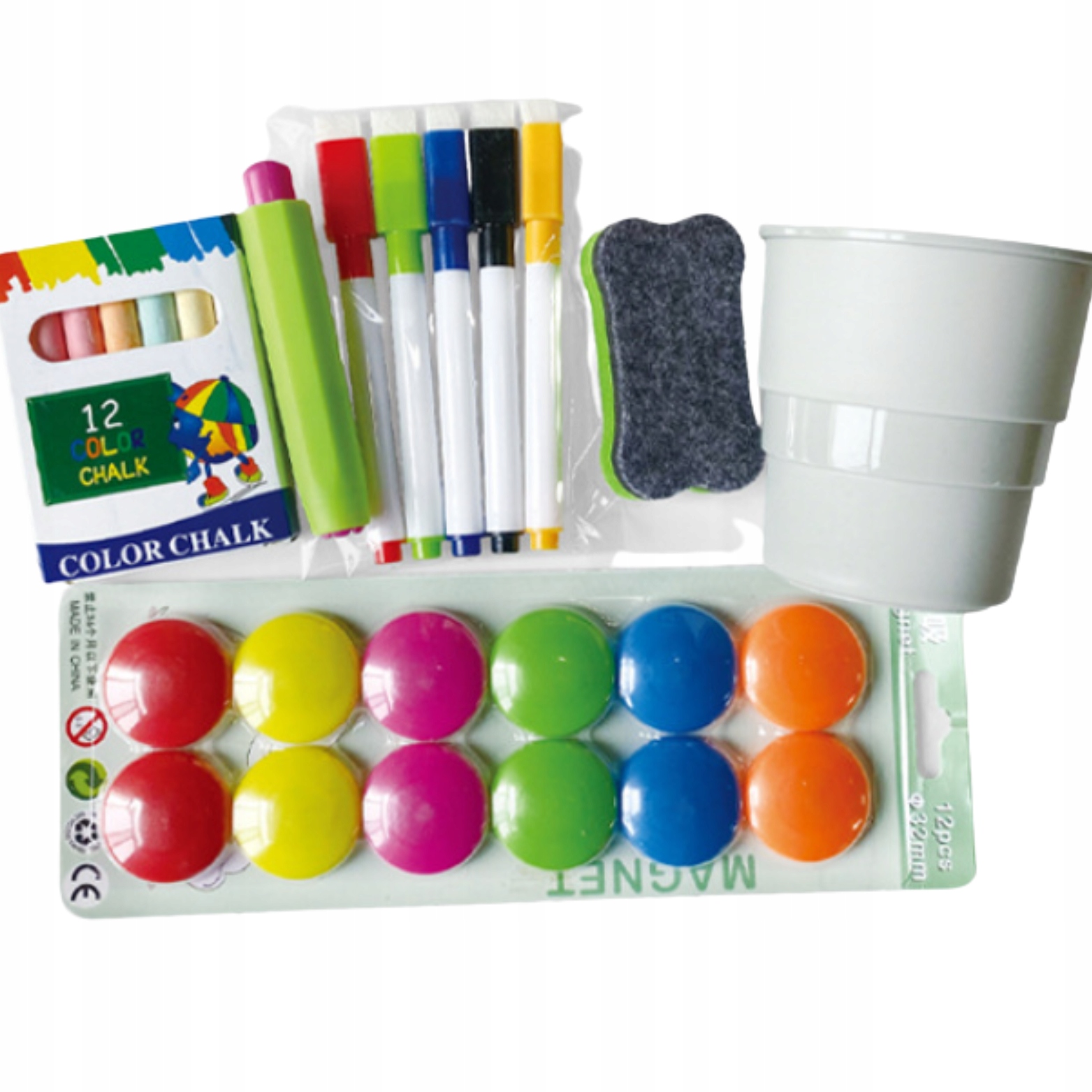 TABLICA EDUKACYJNA MAGNETYCZNA KREDOWA DWUSTRONNA Głębokość produktu 47 cm