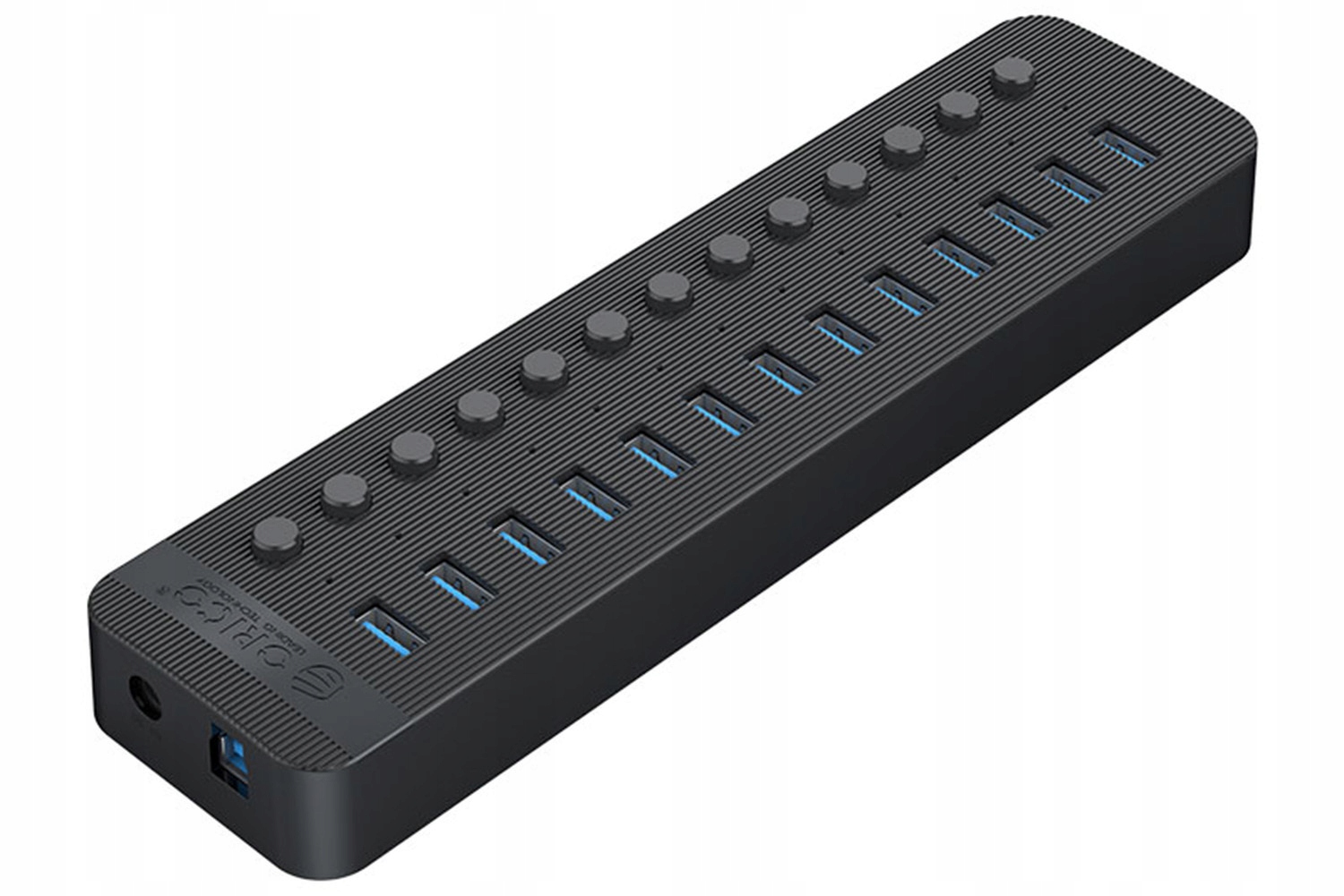 Orico Aktivní hub 13*USB-A 5Gbps Bc 1.2 60W černý