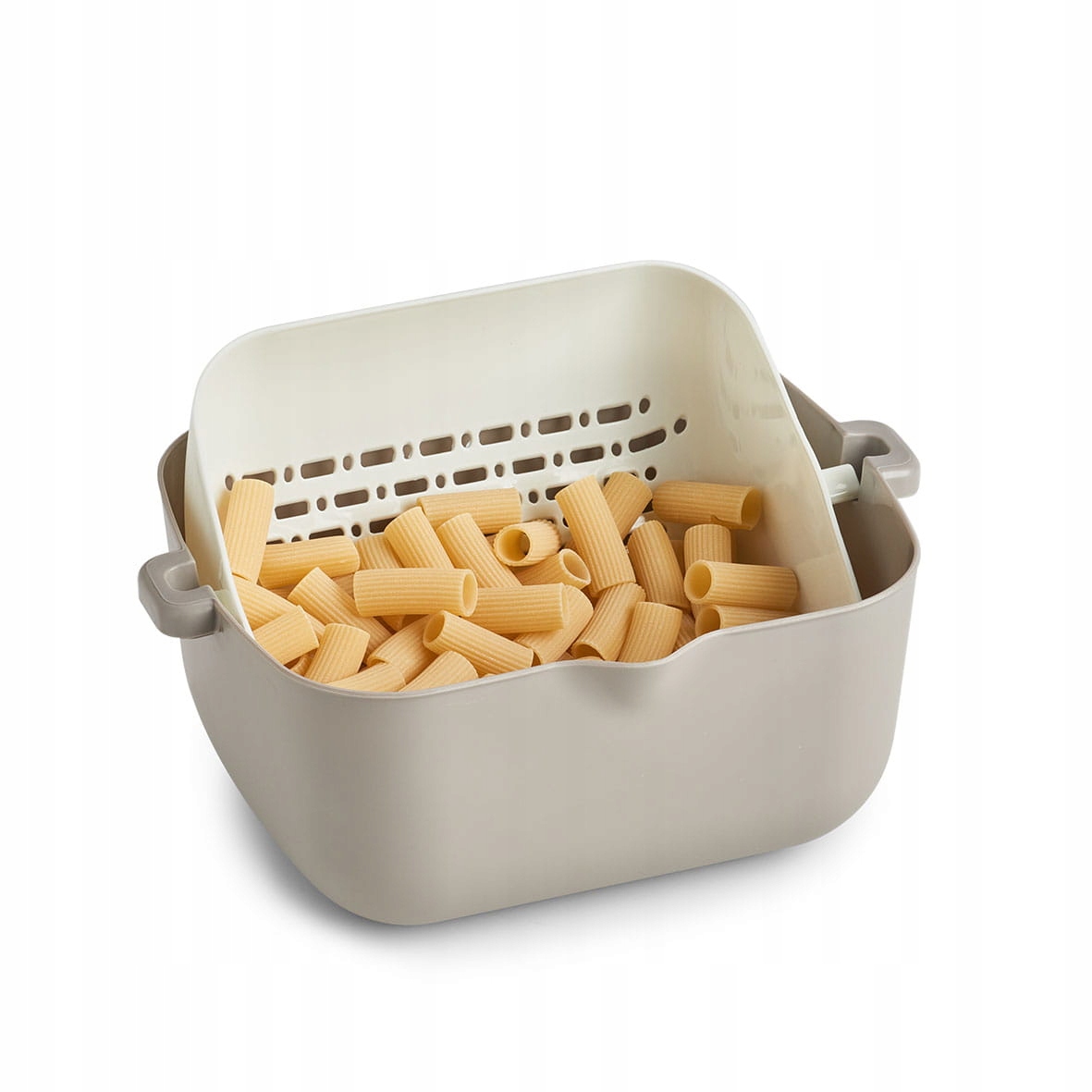 Sito do odcedzania, plastikowe, szaro-białe, Kod producenta 26491