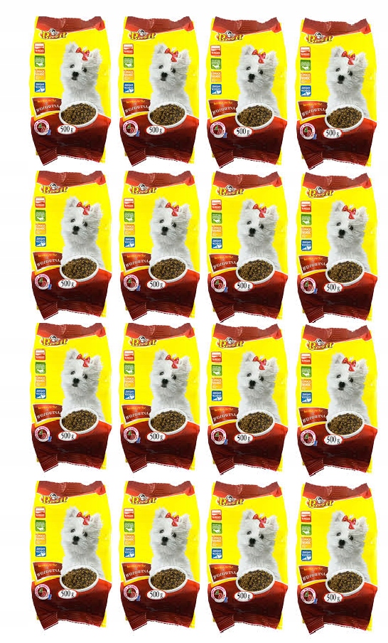 Levně Krmivo suché Basil 500 g s hovězím masem pro psa 16 Ks.