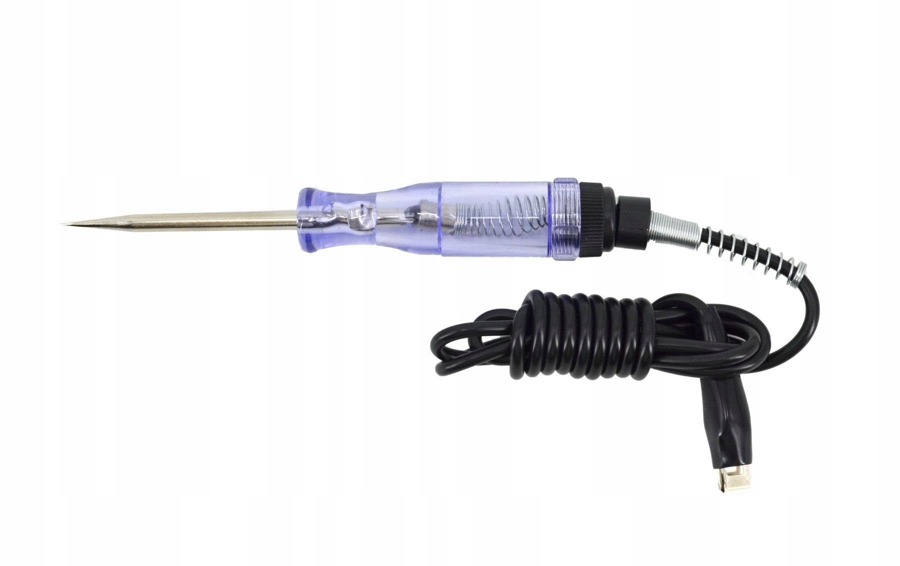 PRÓBNIK NAPIĘCIA SAMOCHODOWY TESTER miernik prądu dioda led 6-12V probówka