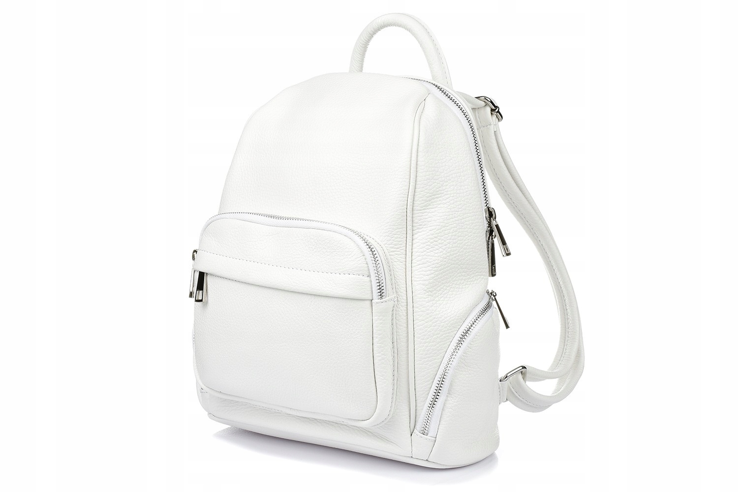 Plecak Skórzany włoski damski modny A4 premium pojemny Beltimore