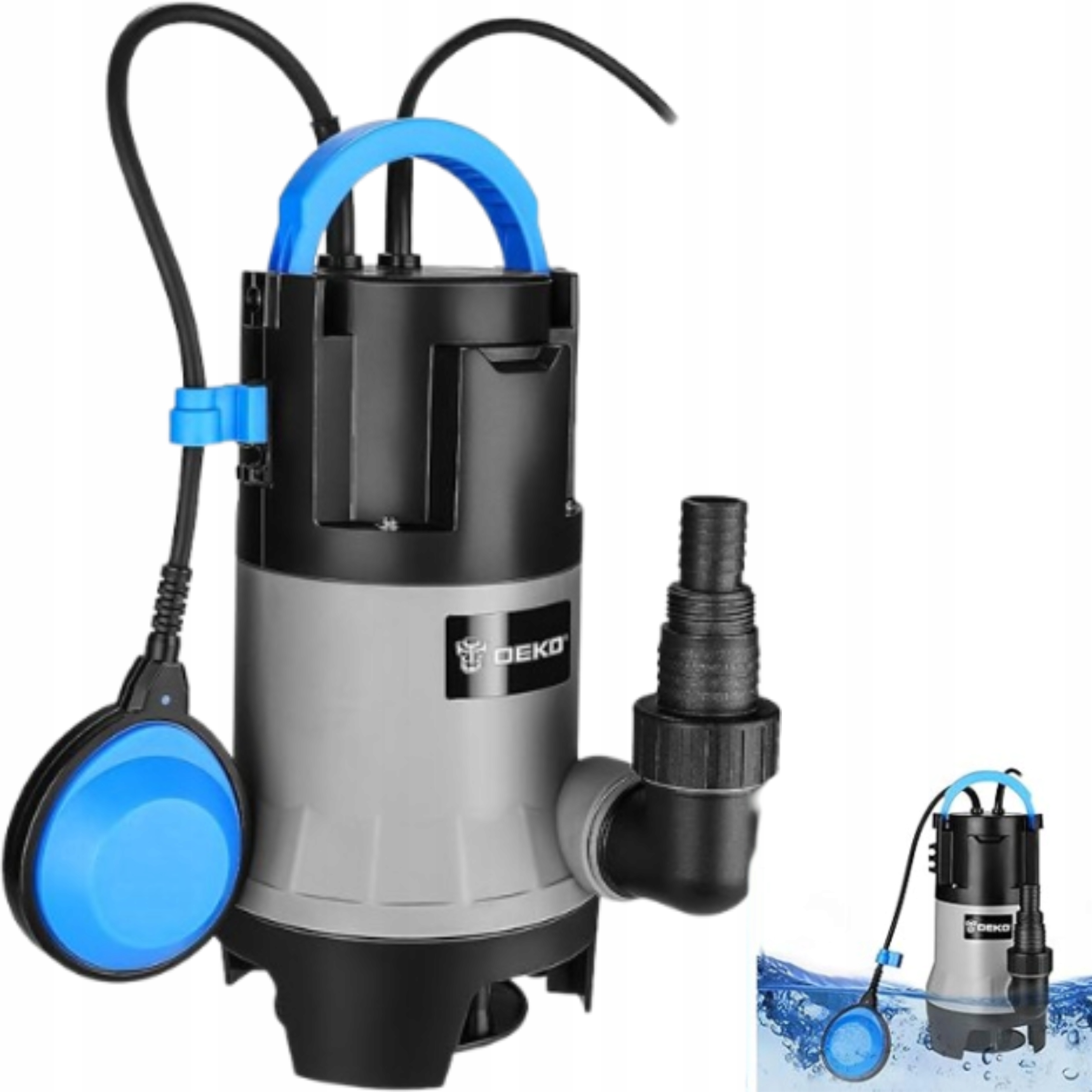Ponorná ponorná pumpa na čistú a špinavú vodu 1400L/H