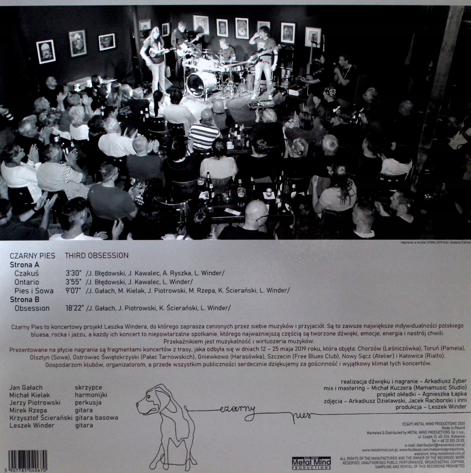 CZARNY PIES Third Obsession LP Gatunek rock