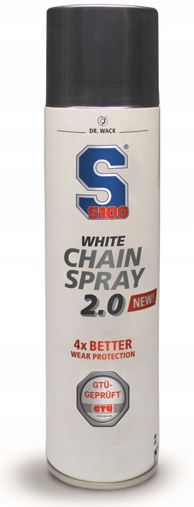 

S100 Biały Smar Do Łańcucha W Sprayu, 400ML