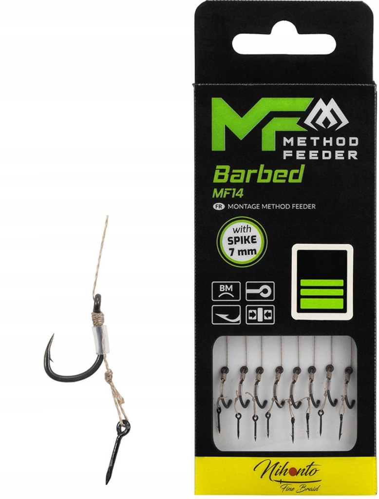 Przypon do Metody Mikado Plecionka z Bagnetem nr 10 Method Feeder