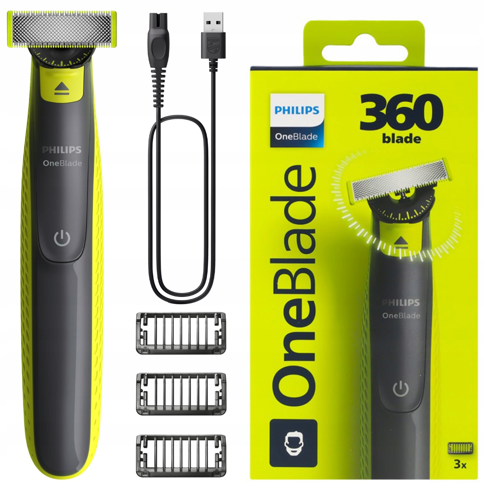 Holicí Strojek Philips Oneblade Na Vousy, Oboustranný Zastřihovač Holení QP2724/23