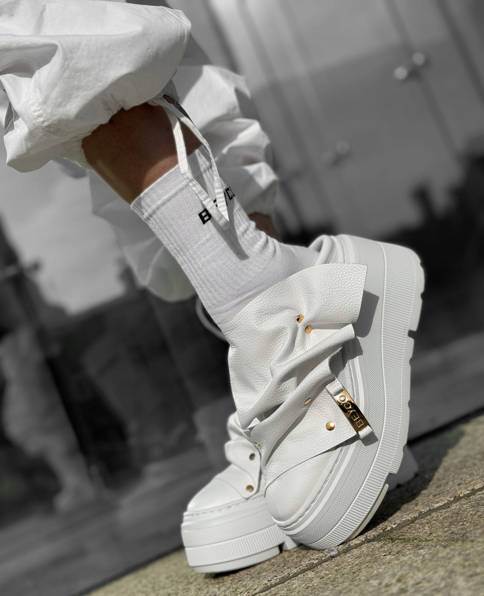 Beyco klapek sneakers sn33 biały 36-41 Rozmiar 41