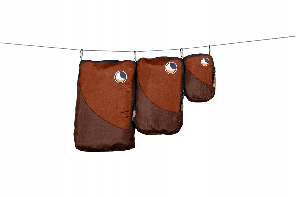 Zestaw 3 organizerów podróżnych Tttm Chocolate/Cop