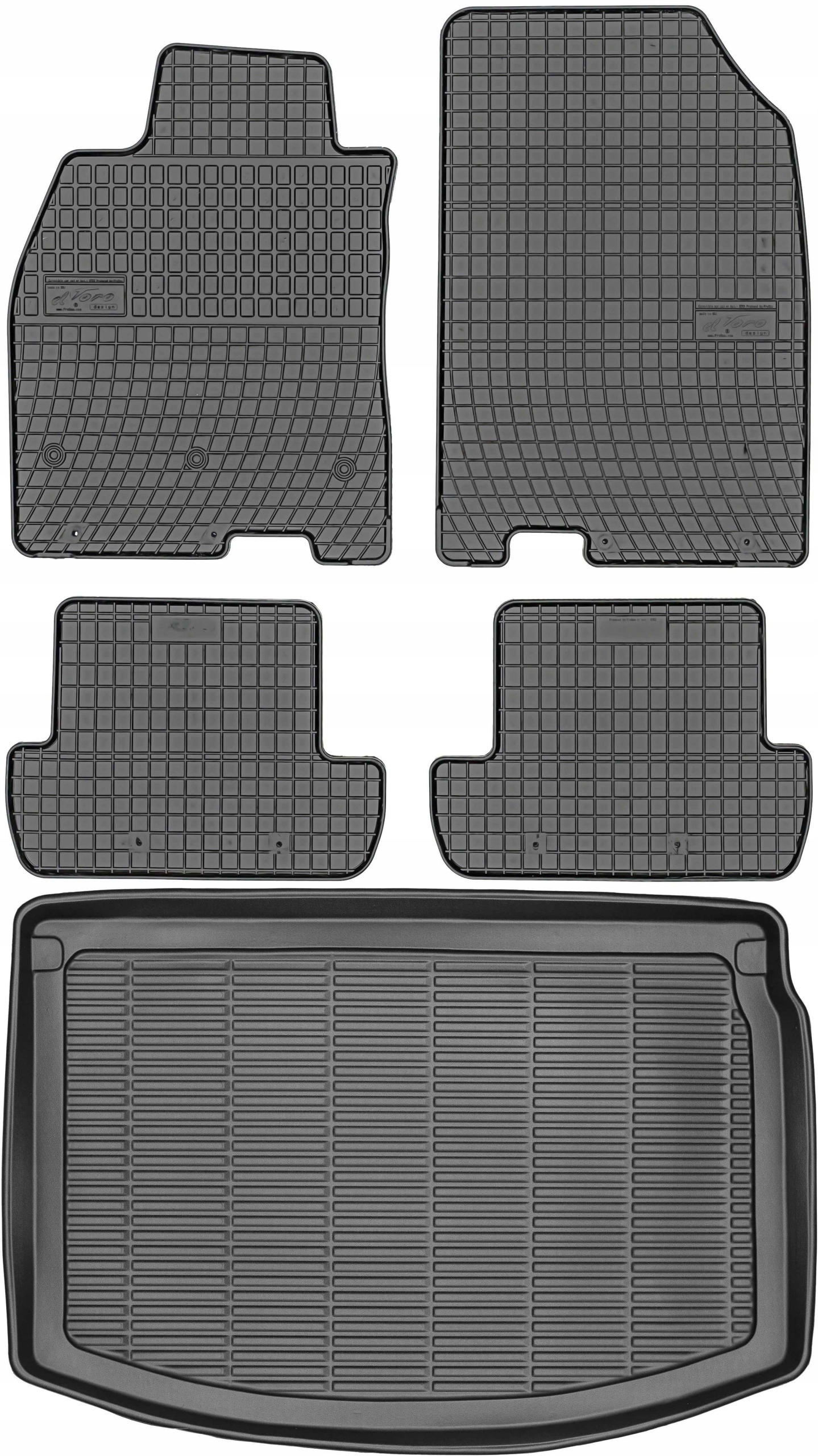 Renault Megane III Coupe od roku 2009-2016 Sada Koberčeky batožinový priestor