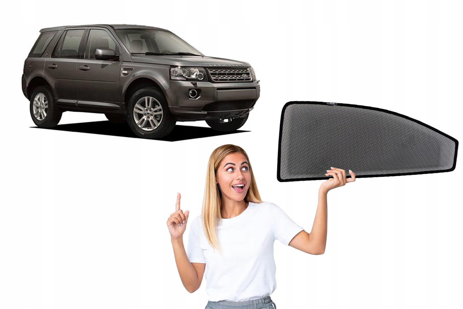 LAND ROVER FREELANDER II ZASŁONKI PRZECIWSŁONECZNE