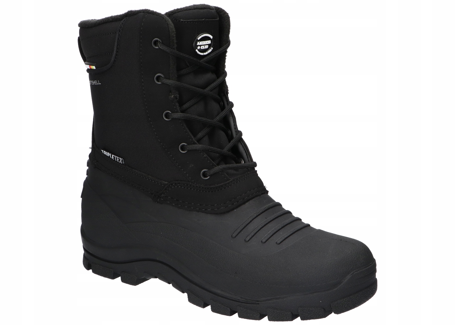 American SN64 Pevné Trapery Softshellové Sněhule Pánské Zimní Boty Blk 41