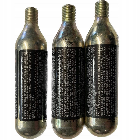 Naboje CO2 gwintowane do pompki rowerowej Kellys Kls Cartridges 16gr