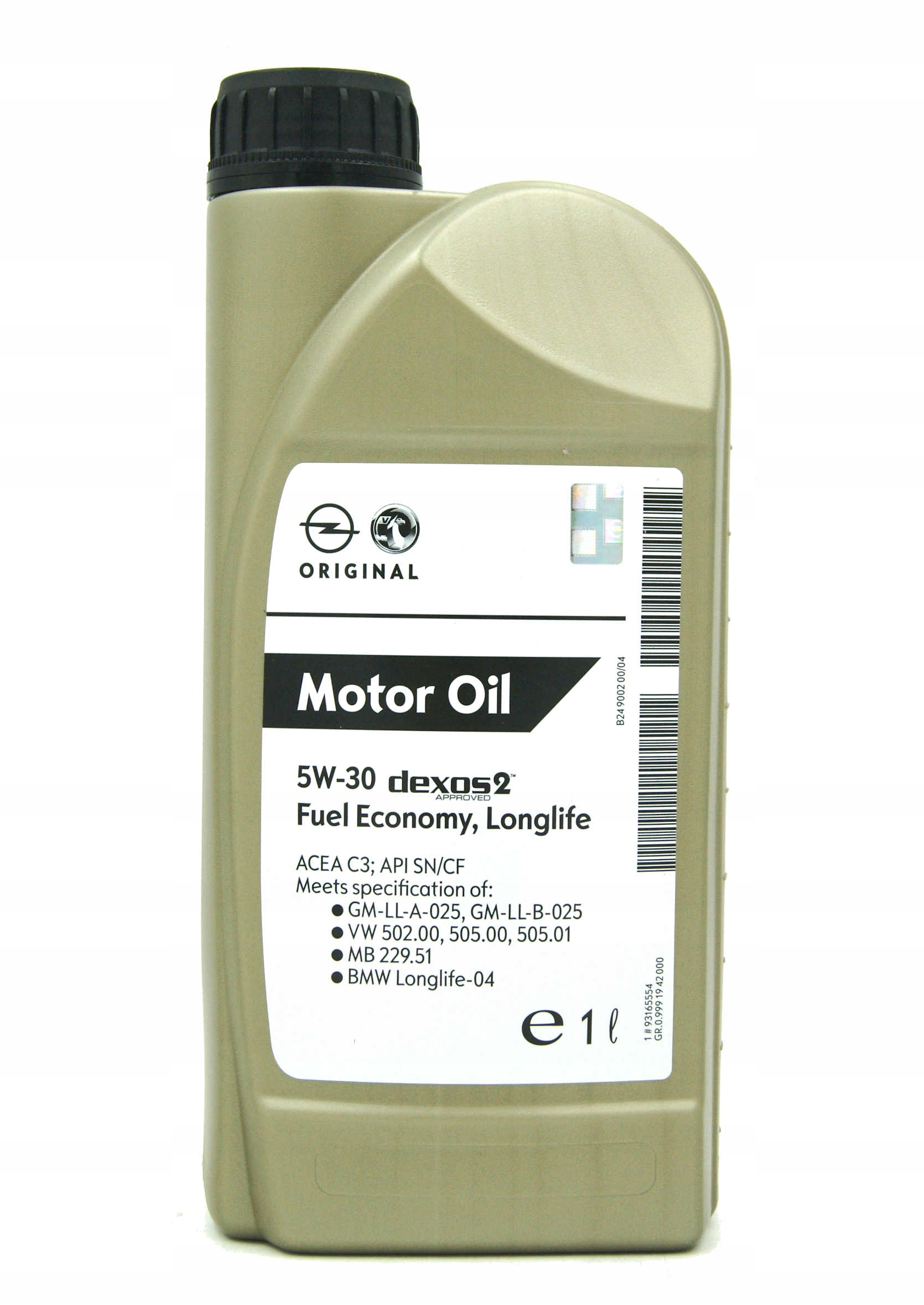 

5W30 Gm dexos2, Olej Silnikowy 1L Opel