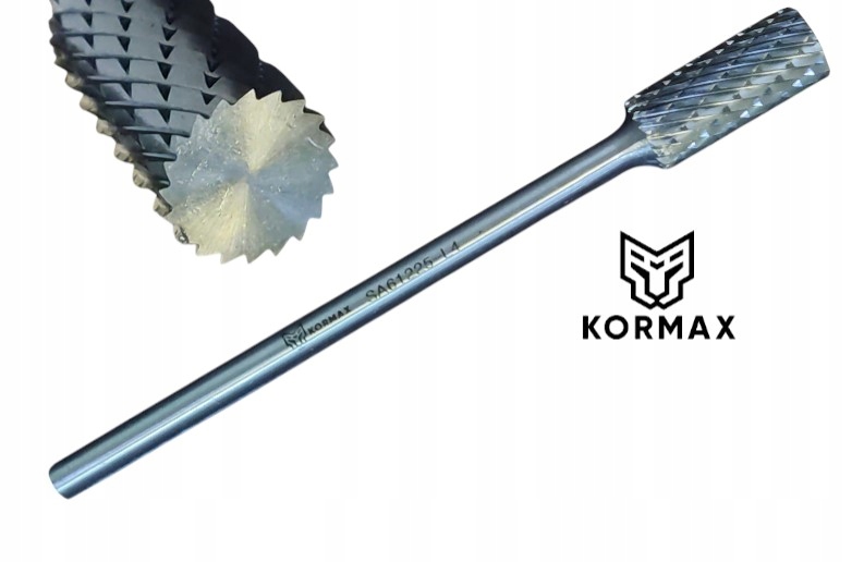 Fréza 12 mm rotační pilník válcový plochý prodloužený 12x25x125 karbid