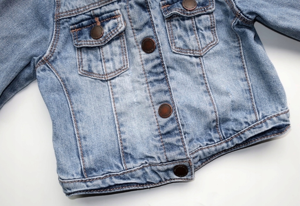 NEXT 6-9 74 JEANSOWA KURTKA KATANA SPORTOWA JEANS Kod producenta 001